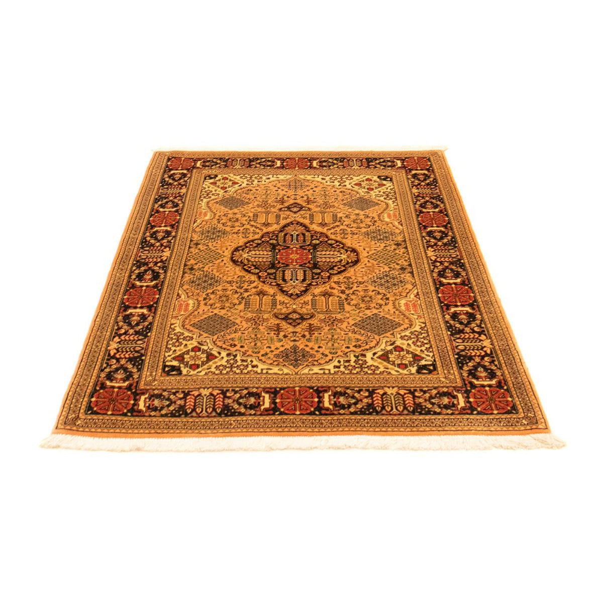 Perzisch tapijt - Tabriz - Royal - 142 x 98 cm - goud