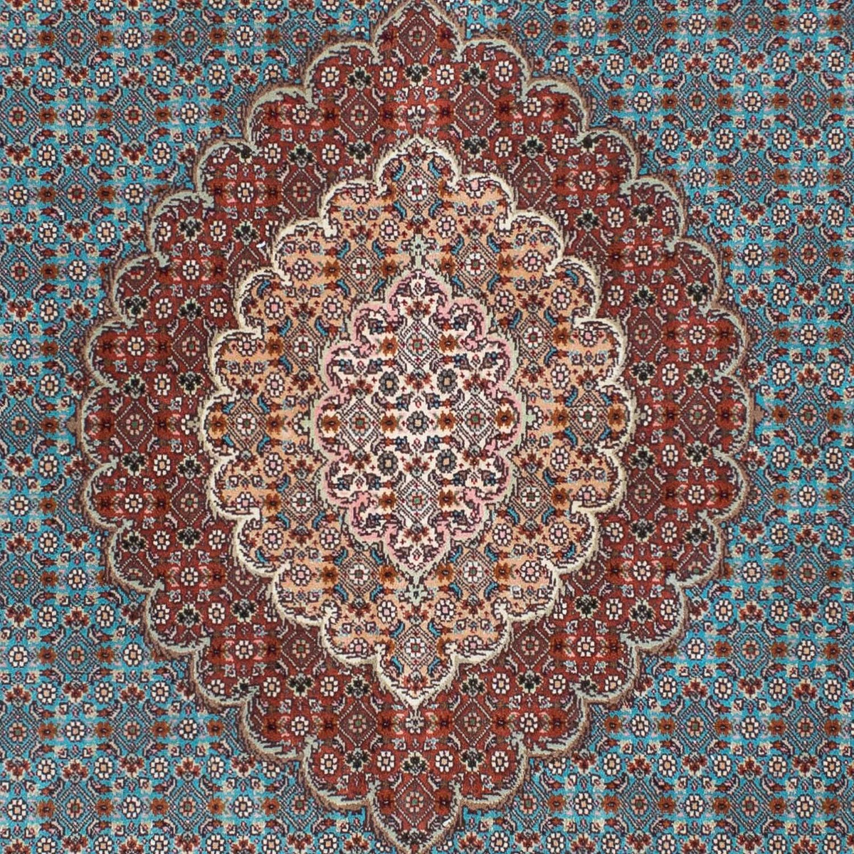 Perzisch tapijt - Tabriz - 204 x 151 cm - blauw