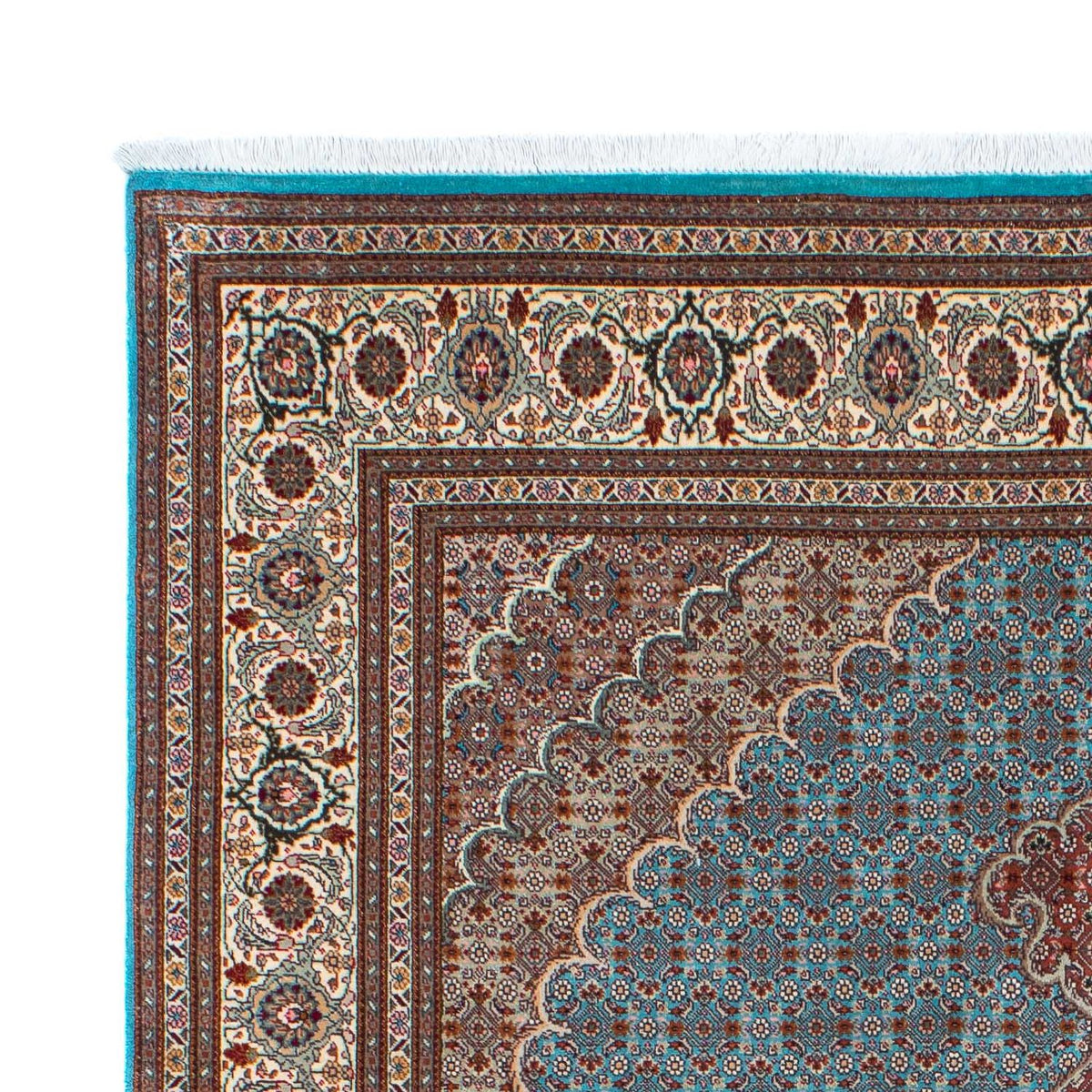 Perzisch tapijt - Tabriz - 204 x 151 cm - blauw