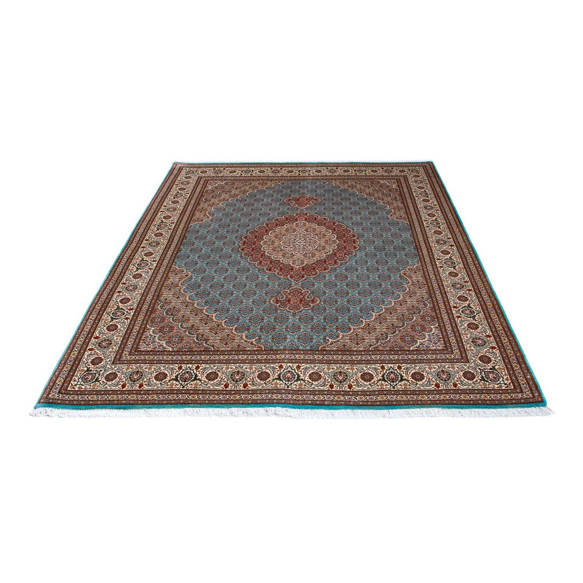 Perzisch tapijt - Tabriz - 204 x 151 cm - blauw