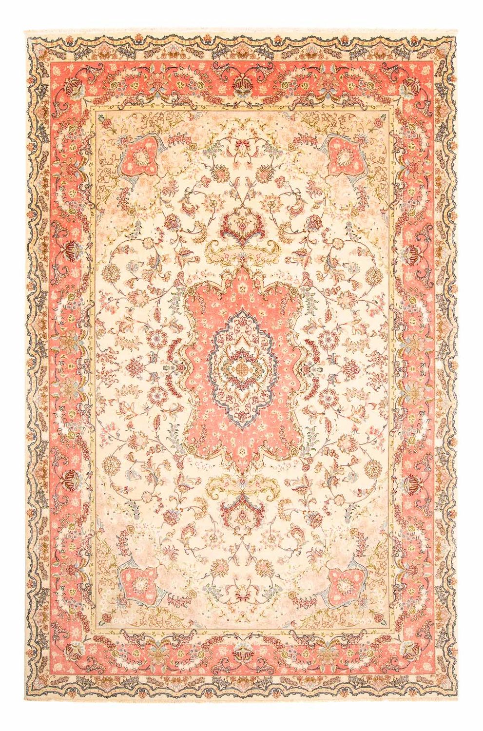 Perzisch tapijt - Tabriz - Royal - 304 x 200 cm - beige