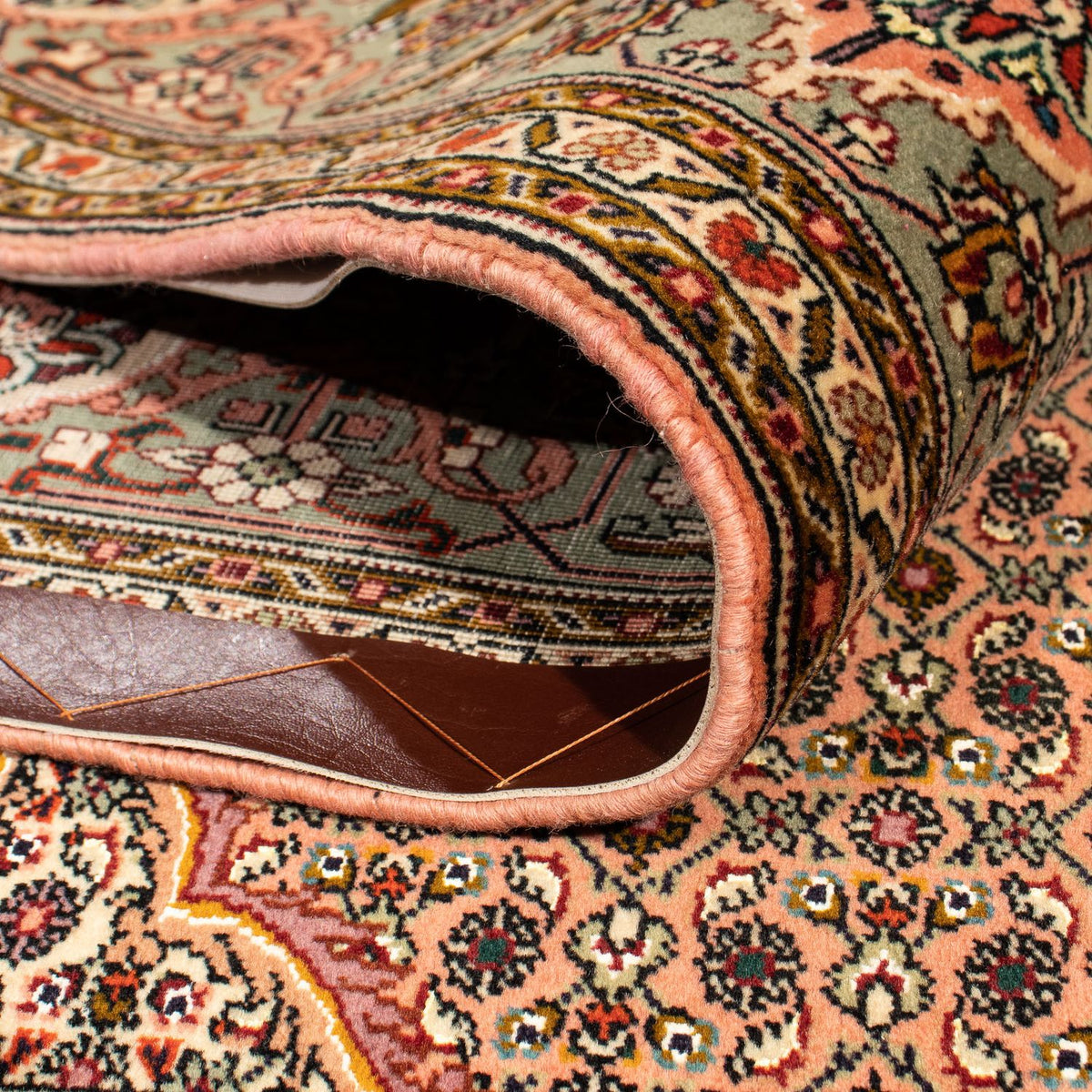 Perzisch tapijt - Tabriz vierkant  - 206 x 206 cm - bruin