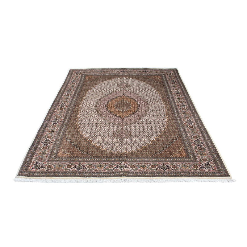 Perzisch tapijt - Tabriz - 208 x 150 cm - beige