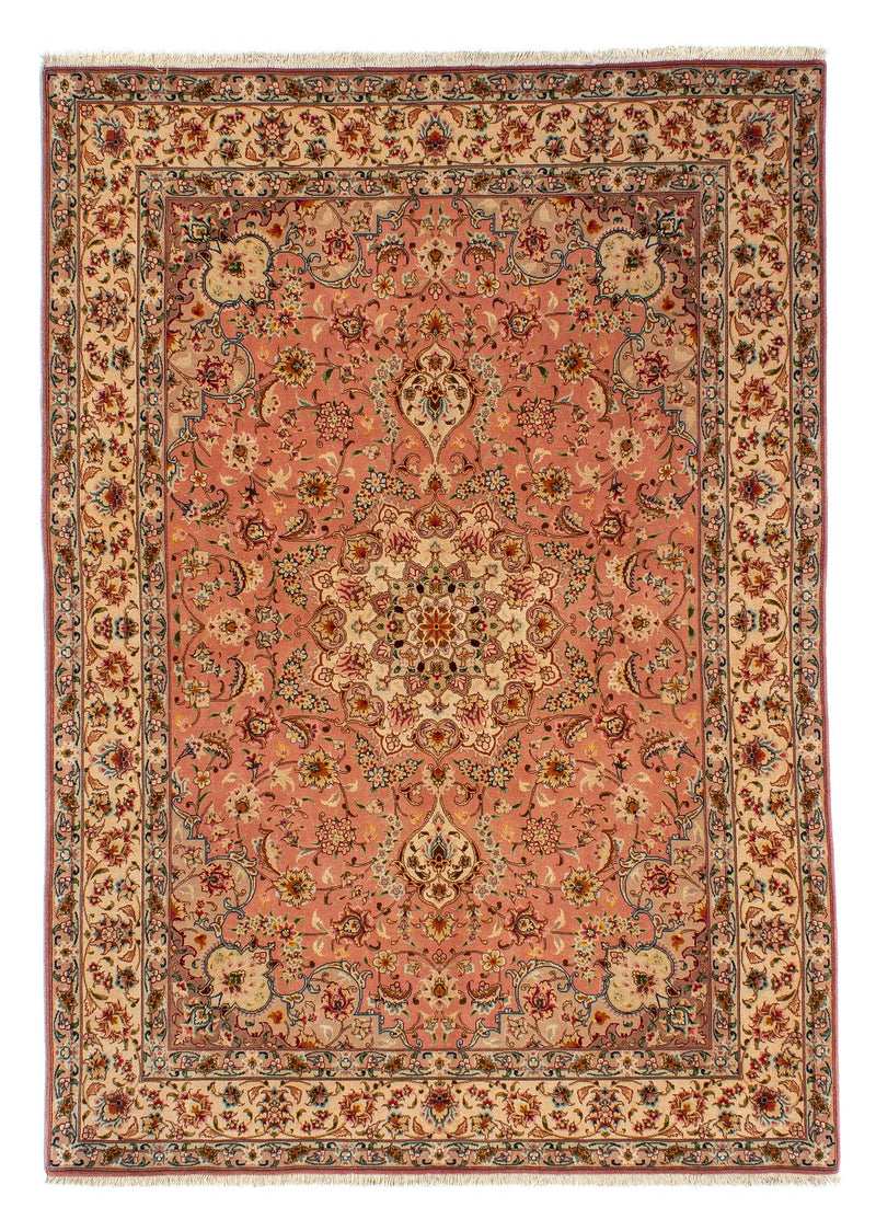 Perzisch tapijt - Tabriz - Royal - 212 x 148 cm - roest