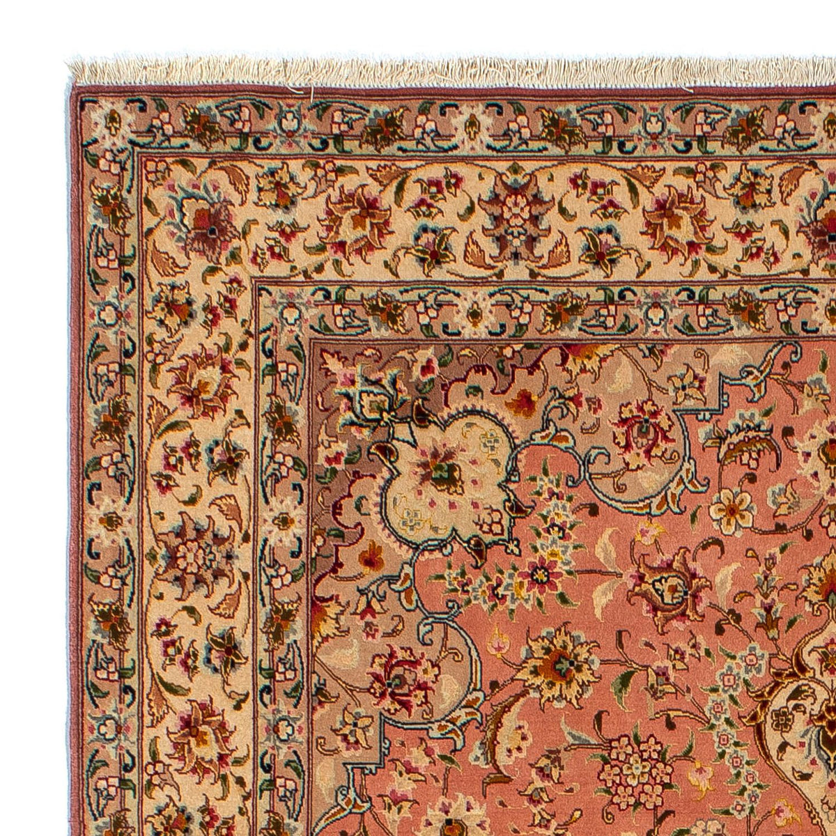 Perzisch tapijt - Tabriz - Royal - 212 x 148 cm - roest