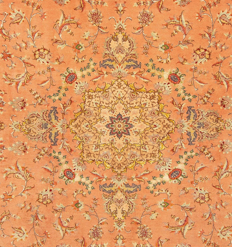 Perzisch tapijt - Tabriz - Royal vierkant  - 204 x 192 cm - licht rood