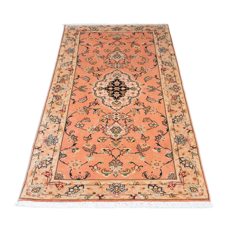 Loper Perzisch tapijt - Tabriz - Royal - 165 x 74 cm - licht rood