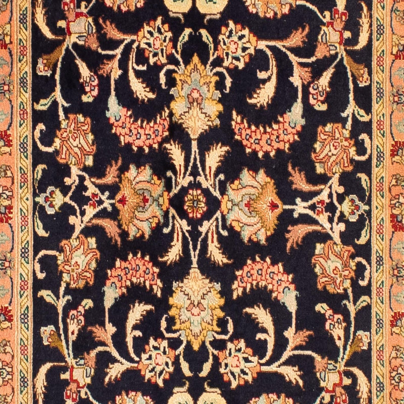 Loper Perzisch tapijt - Tabriz - Royal - 295 x 65 cm - donkerblauw