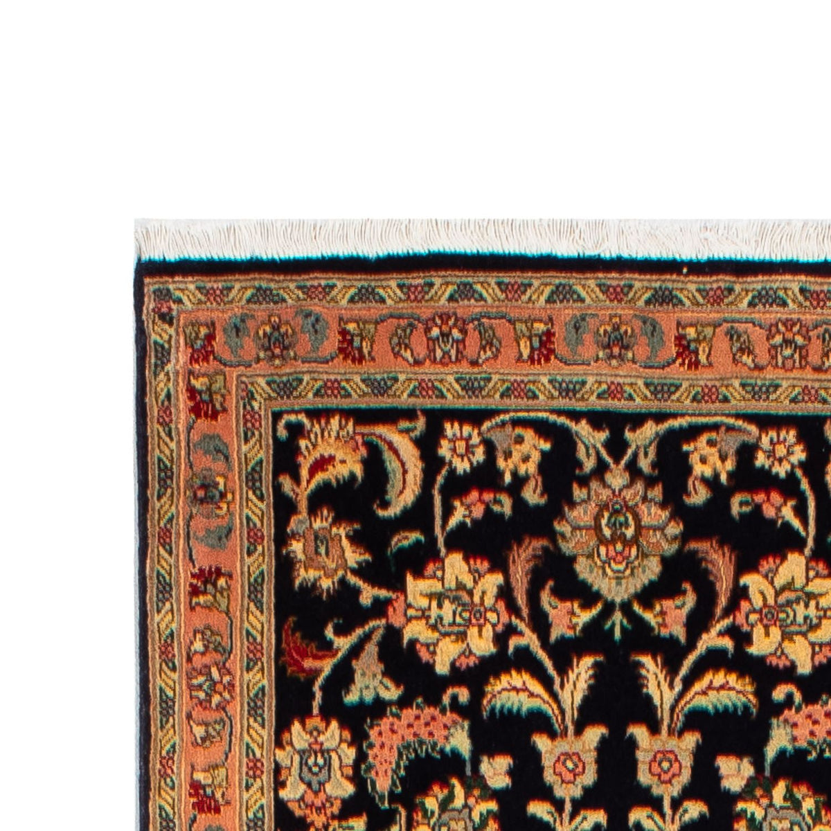 Loper Perzisch tapijt - Tabriz - Royal - 295 x 65 cm - donkerblauw