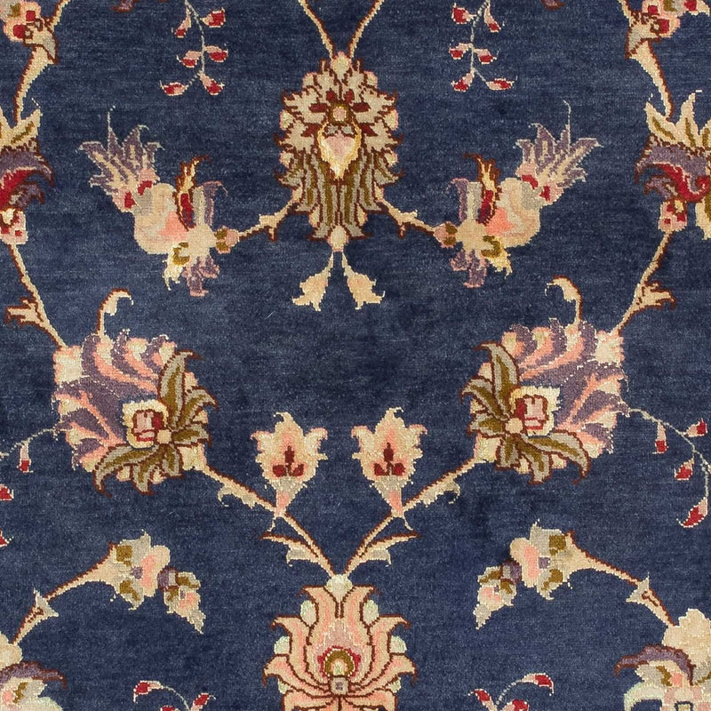 Loper Perzisch tapijt - Tabriz - Royal - 198 x 76 cm - donkerblauw