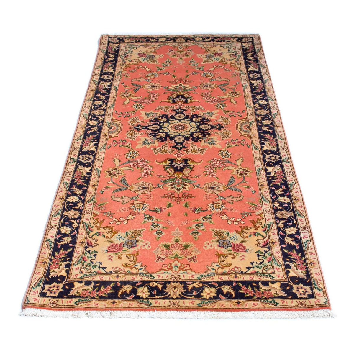 Loper Perzisch tapijt - Tabriz - Royal - 198 x 80 cm - licht rood