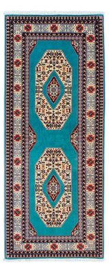 Loper Perzisch tapijt - Tabriz - Royal - 190 x 74 cm - blauw