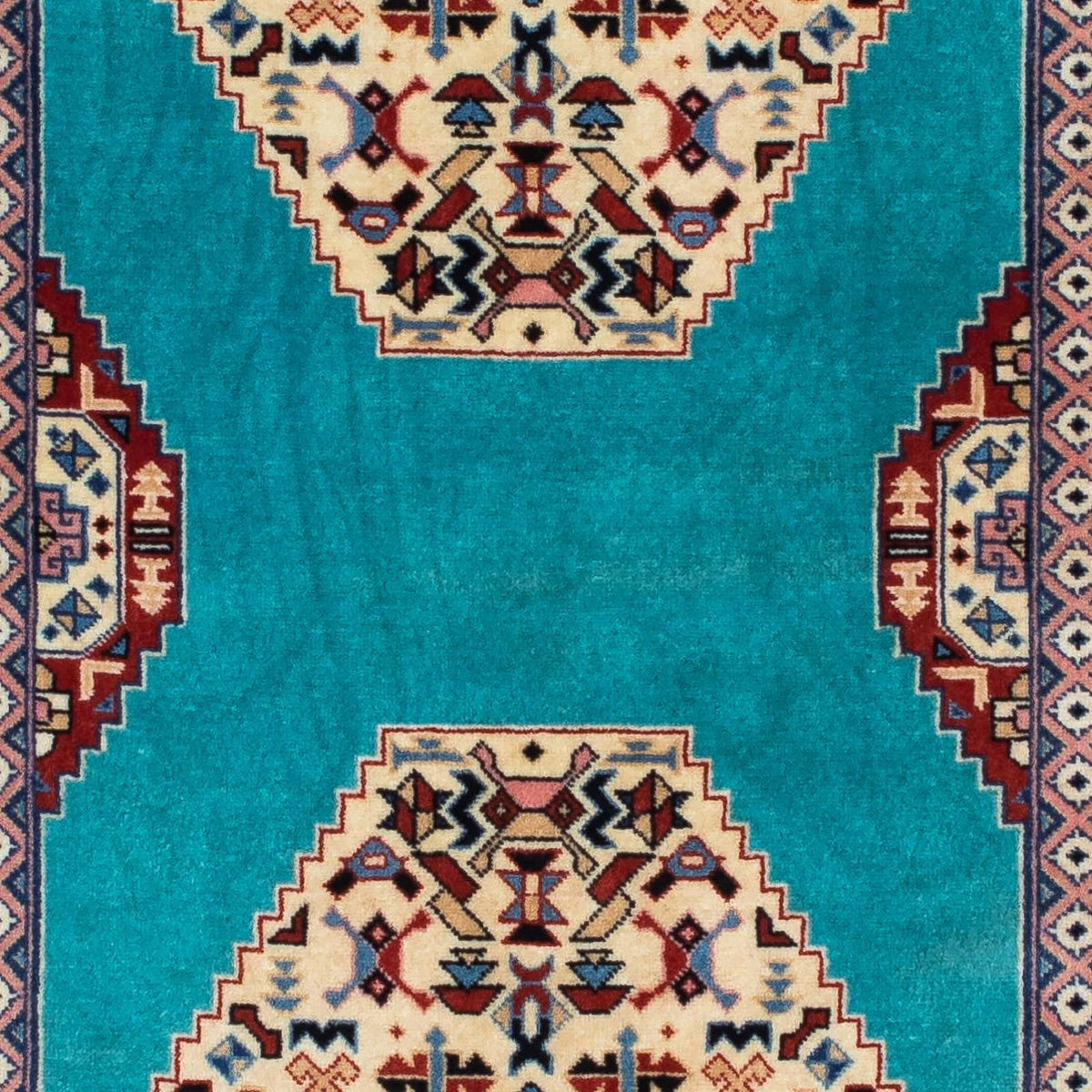 Loper Perzisch tapijt - Tabriz - Royal - 190 x 74 cm - blauw