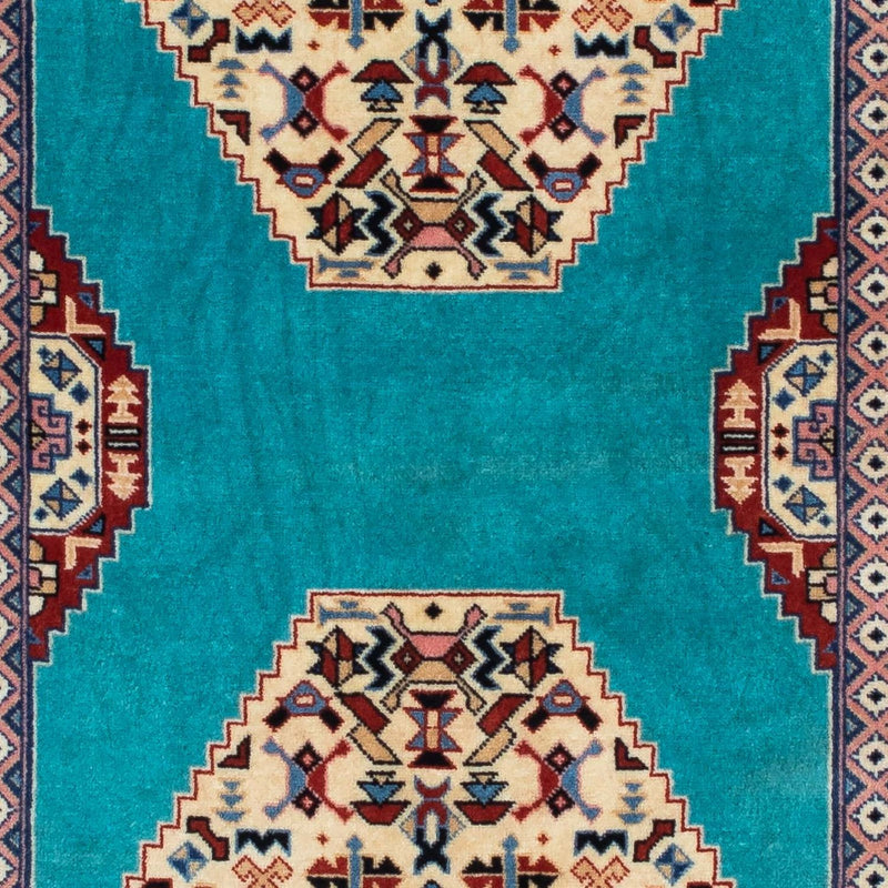 Loper Perzisch tapijt - Tabriz - Royal - 190 x 74 cm - blauw