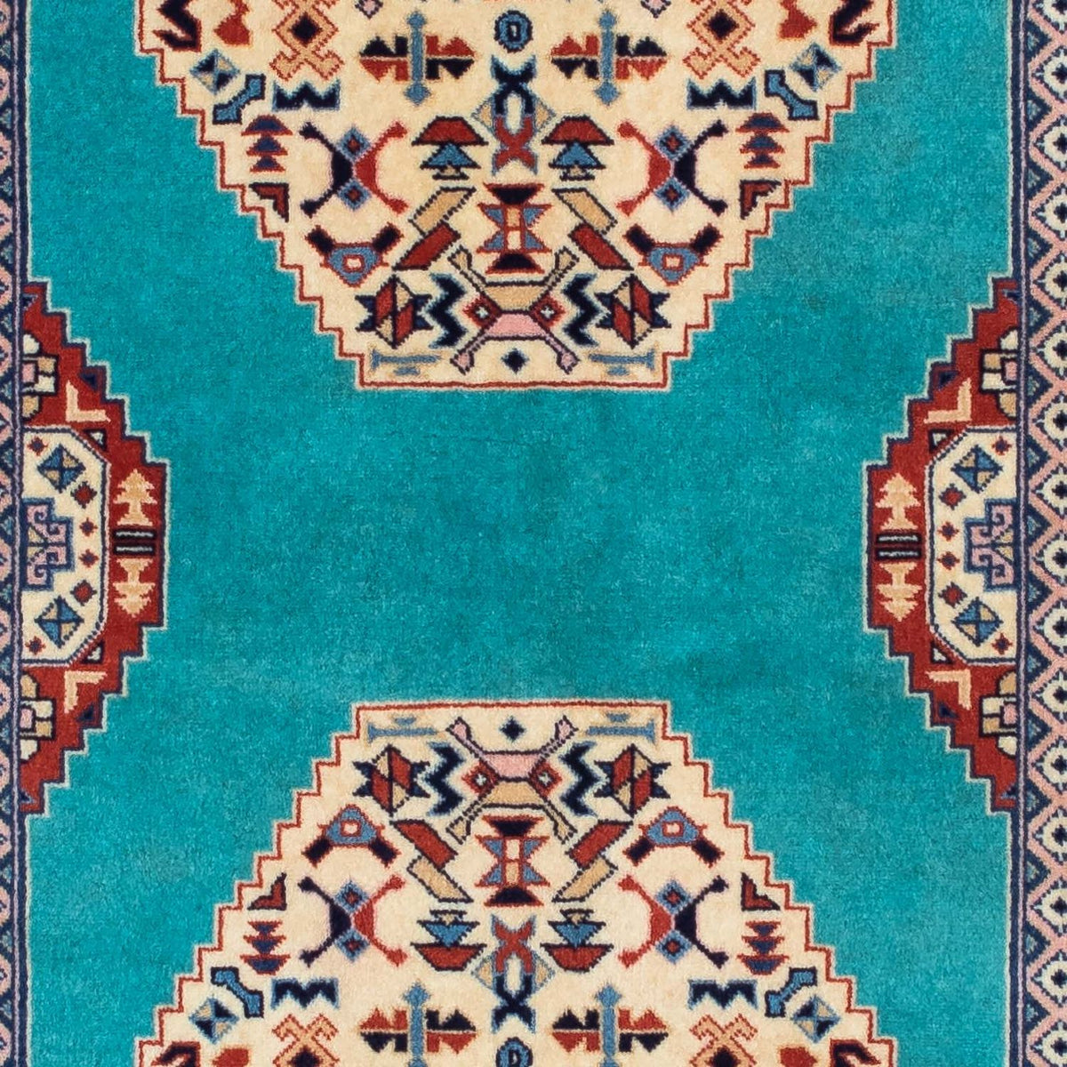 Loper Perzisch tapijt - Tabriz - Royal - 180 x 76 cm - blauw