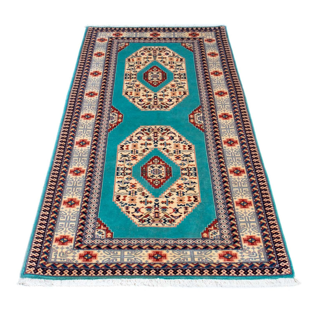 Loper Perzisch tapijt - Tabriz - Royal - 180 x 76 cm - blauw