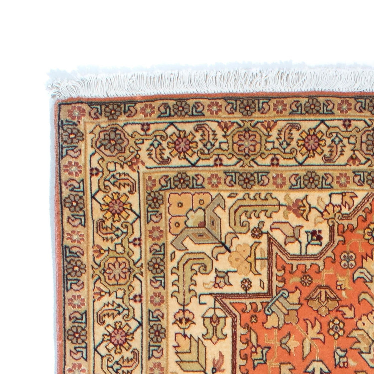 Loper Perzisch tapijt - Tabriz - Royal - 215 x 82 cm - roest