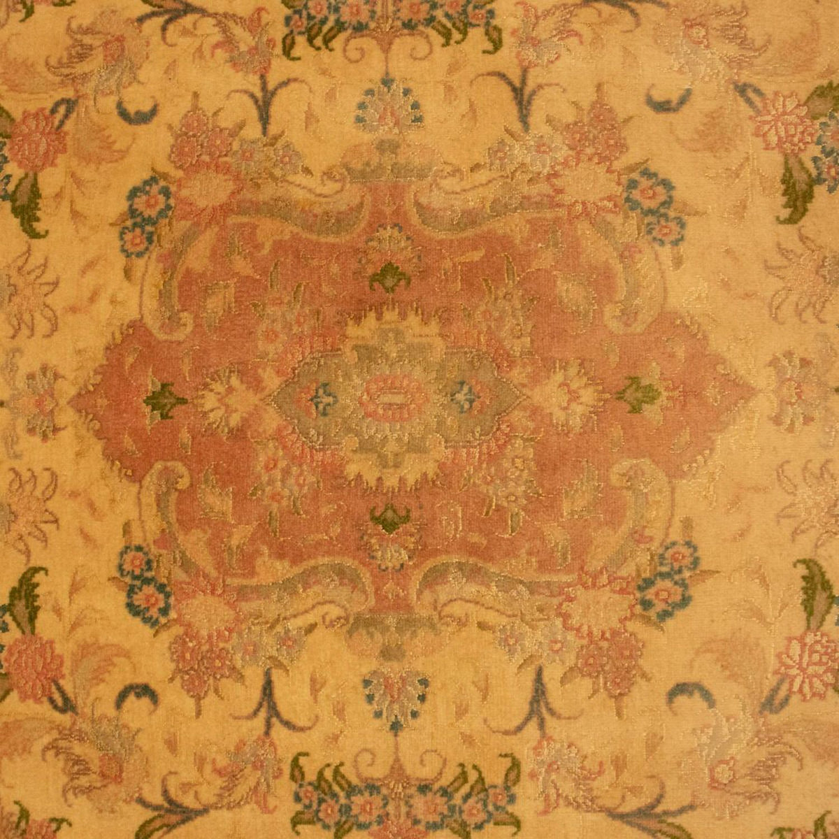 Perzisch tapijt - Tabriz - Royal - 147 x 99 cm - beige
