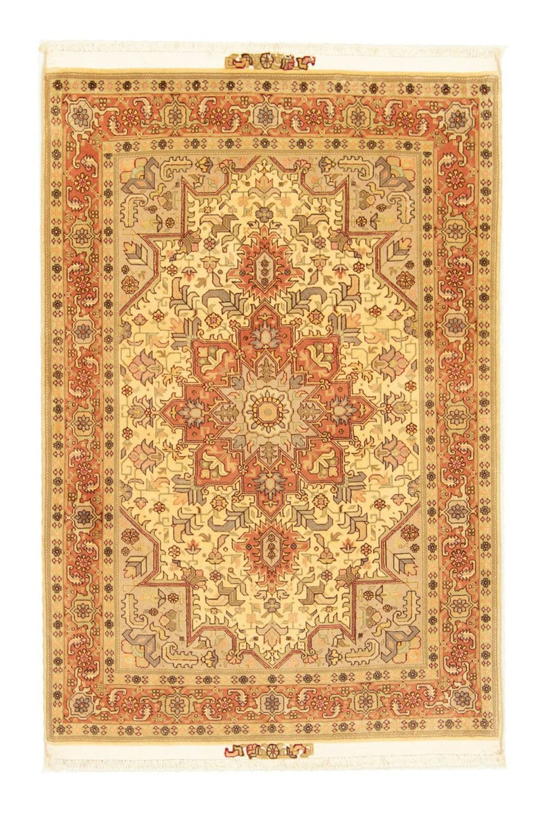 Perzisch tapijt - Tabriz - Royal - 147 x 103 cm - beige