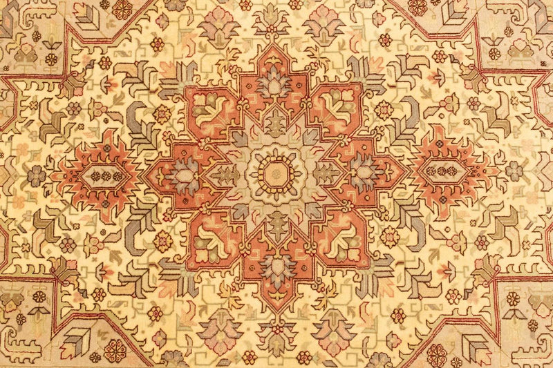 Perzisch tapijt - Tabriz - Royal - 147 x 103 cm - beige