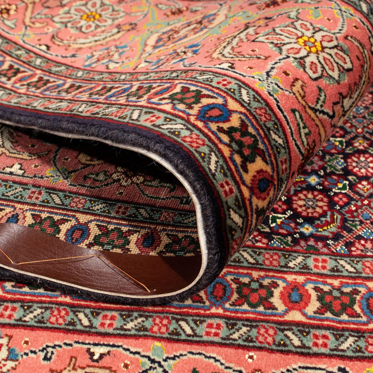 Perzisch tapijt - Tabriz vierkant  - 200 x 195 cm - donkerblauw