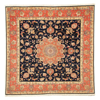 Perzisch tapijt - Tabriz - Royal vierkant  - 202 x 202 cm - donkerblauw