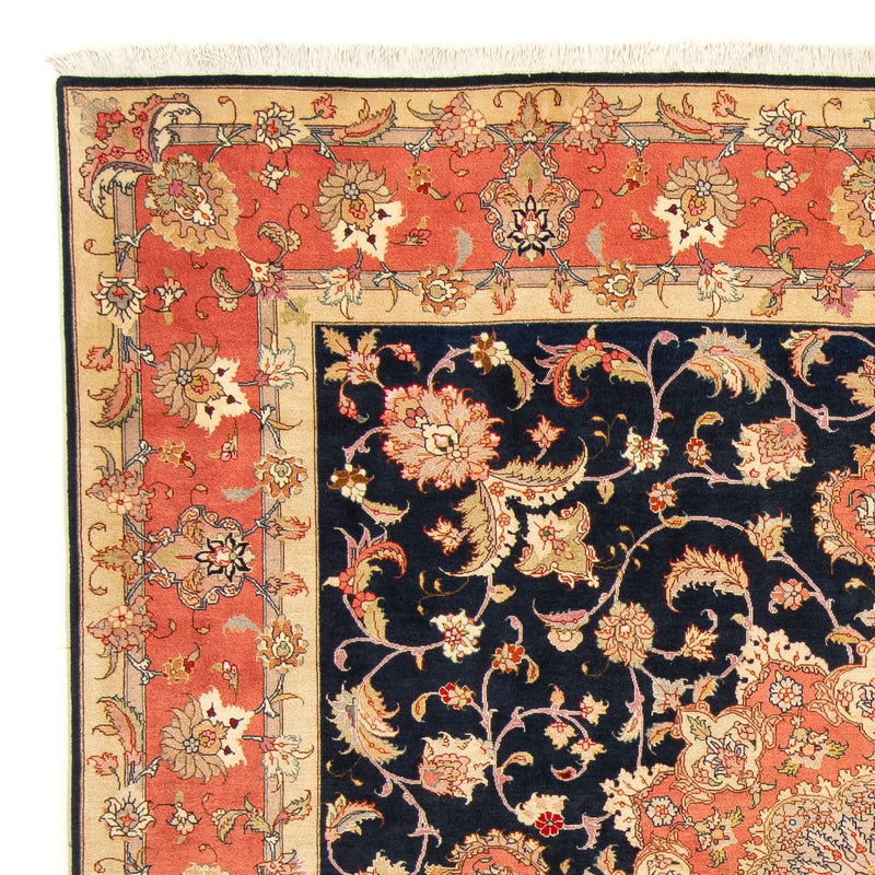 Perzisch tapijt - Tabriz - Royal vierkant  - 202 x 202 cm - donkerblauw