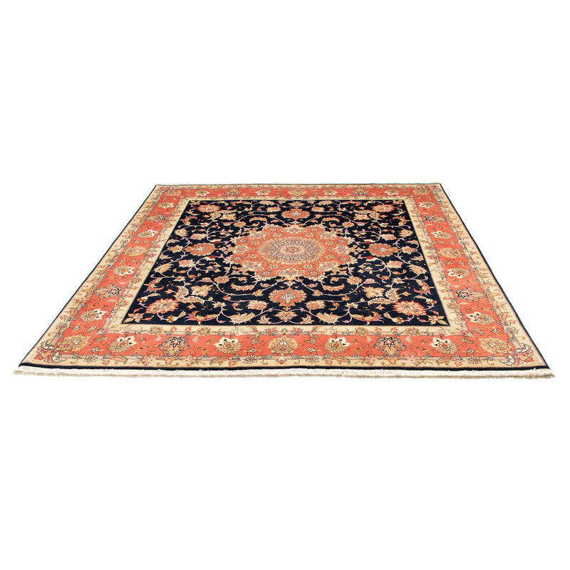 Perzisch tapijt - Tabriz - Royal vierkant  - 202 x 202 cm - donkerblauw