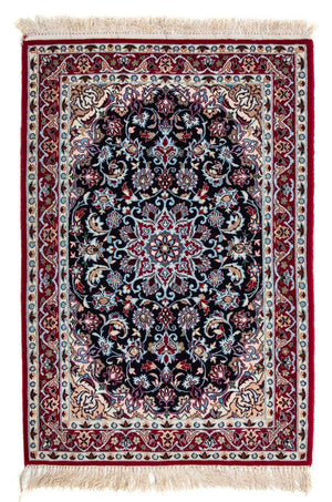 Perzisch tapijt - Isfahan - Premium - 104 x 72 cm - donkerrood