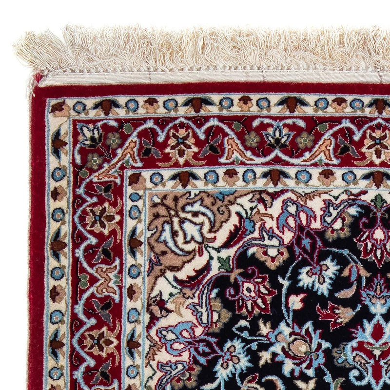 Perzisch tapijt - Isfahan - Premium - 104 x 72 cm - donkerrood