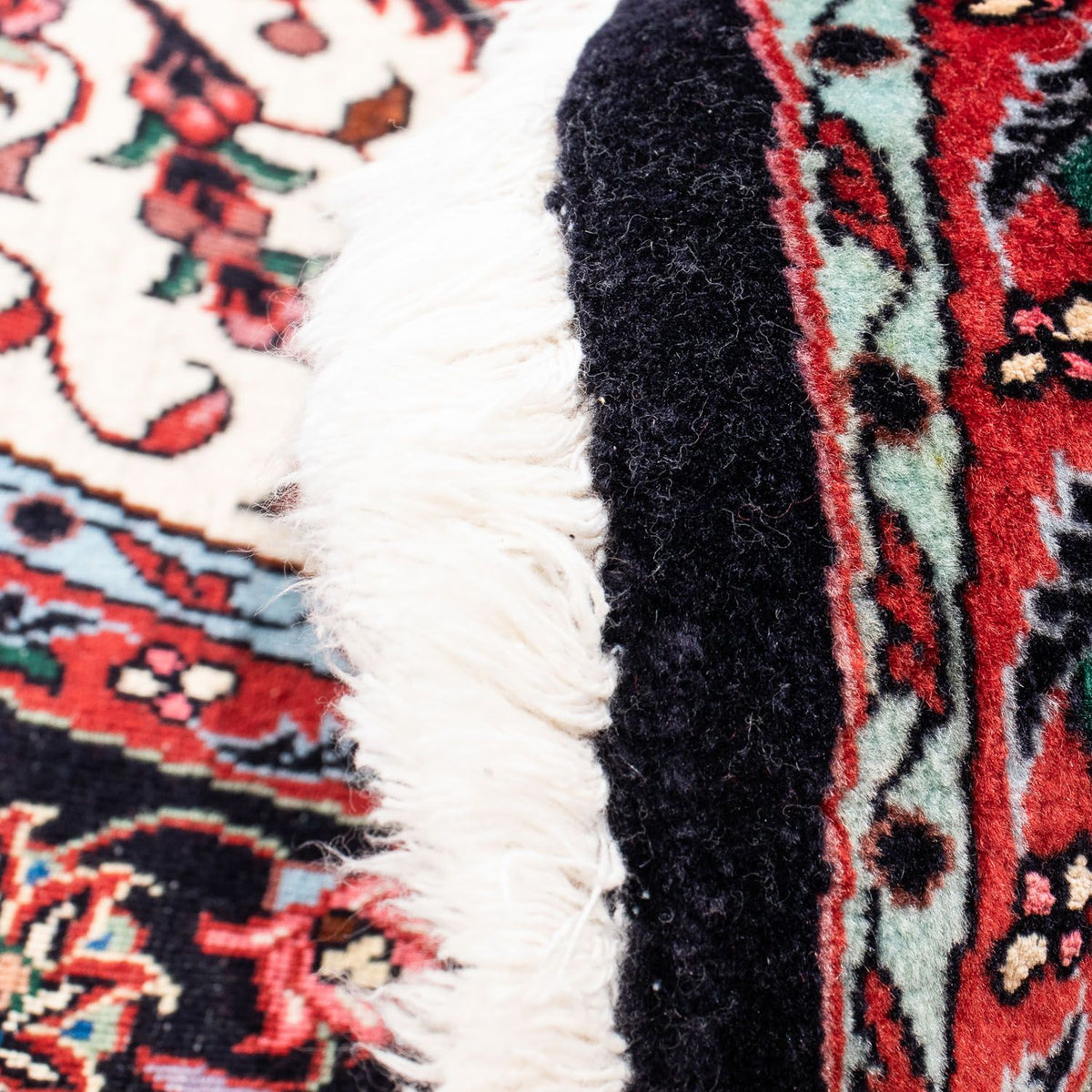 Perzisch tapijt - Bijar rond  - 150 x 150 cm - donkerrood