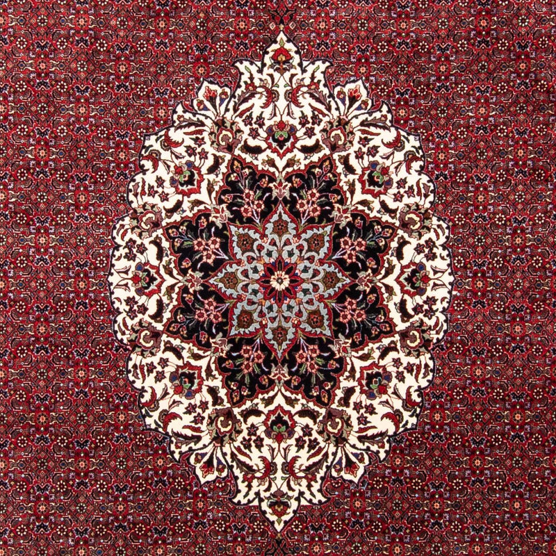 Perzisch tapijt - Bijar - 343 x 260 cm - donkerrood