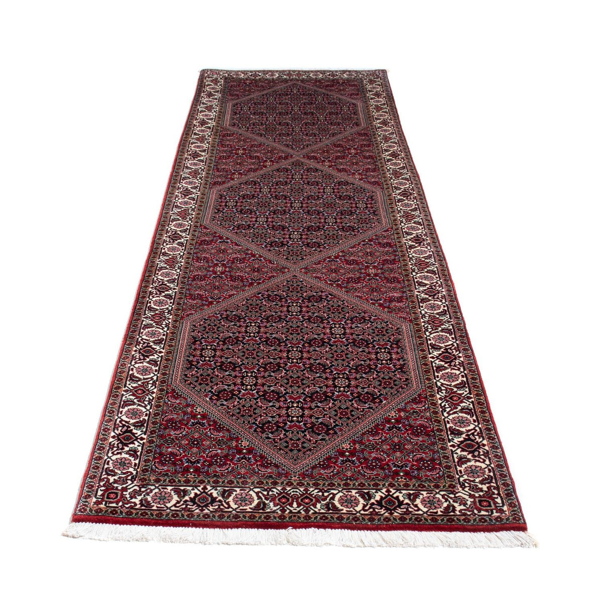 Loper Perzisch tapijt - Bijar - 310 x 82 cm - licht rood