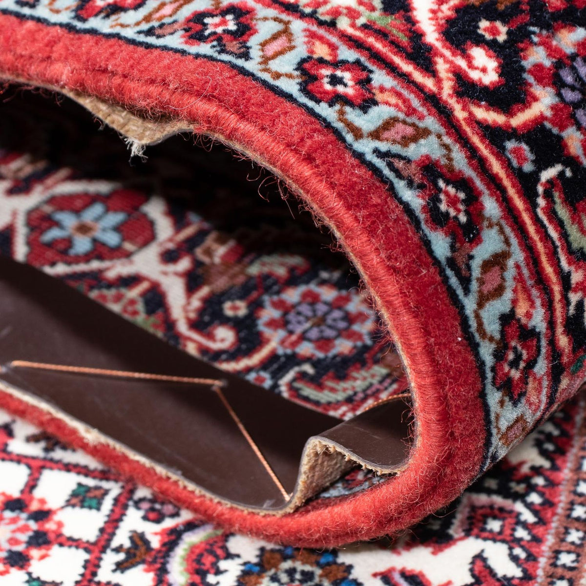 Loper Perzisch tapijt - Bijar - 300 x 85 cm - beige