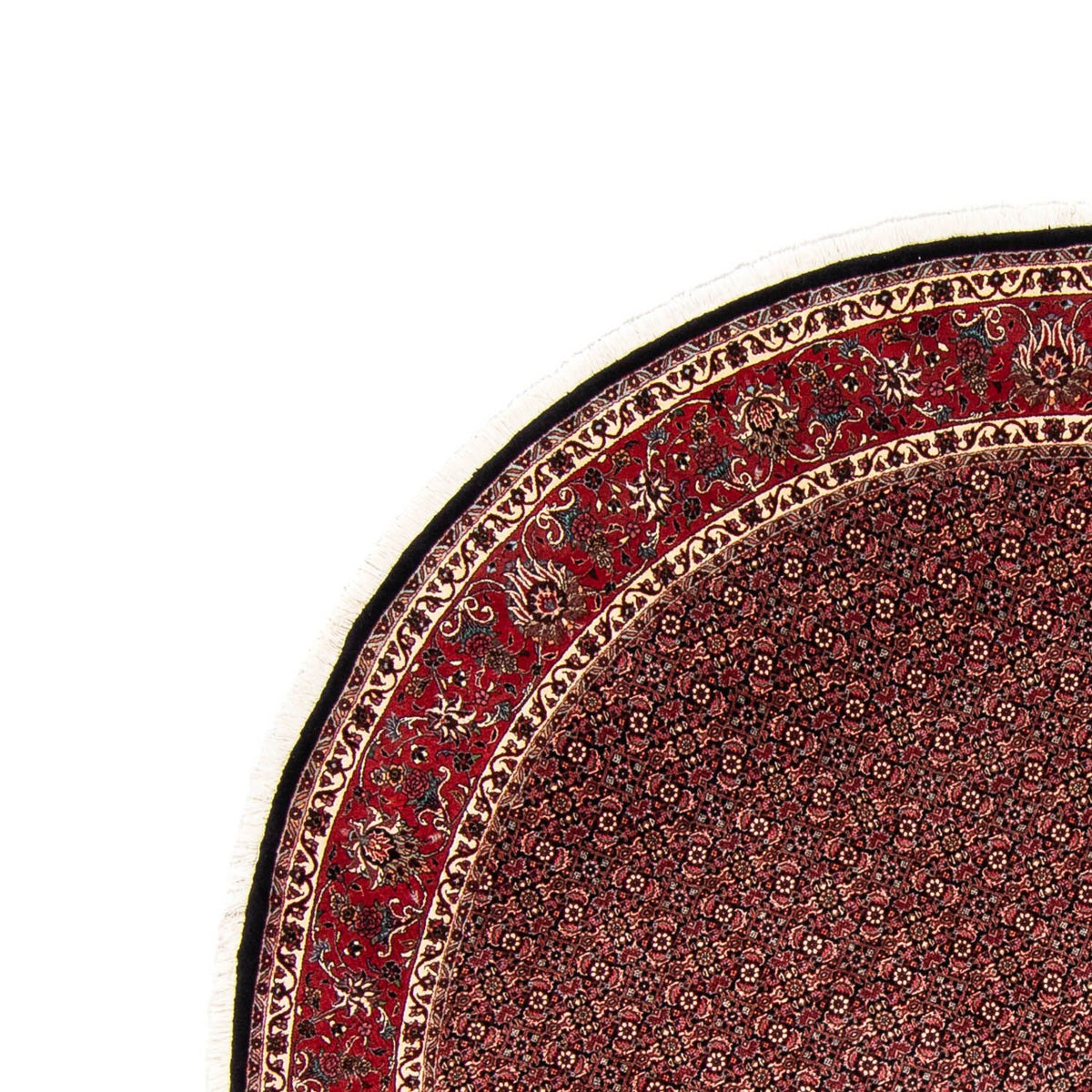 Perzisch tapijt - Bijar rond  - 250 x 250 cm - rood