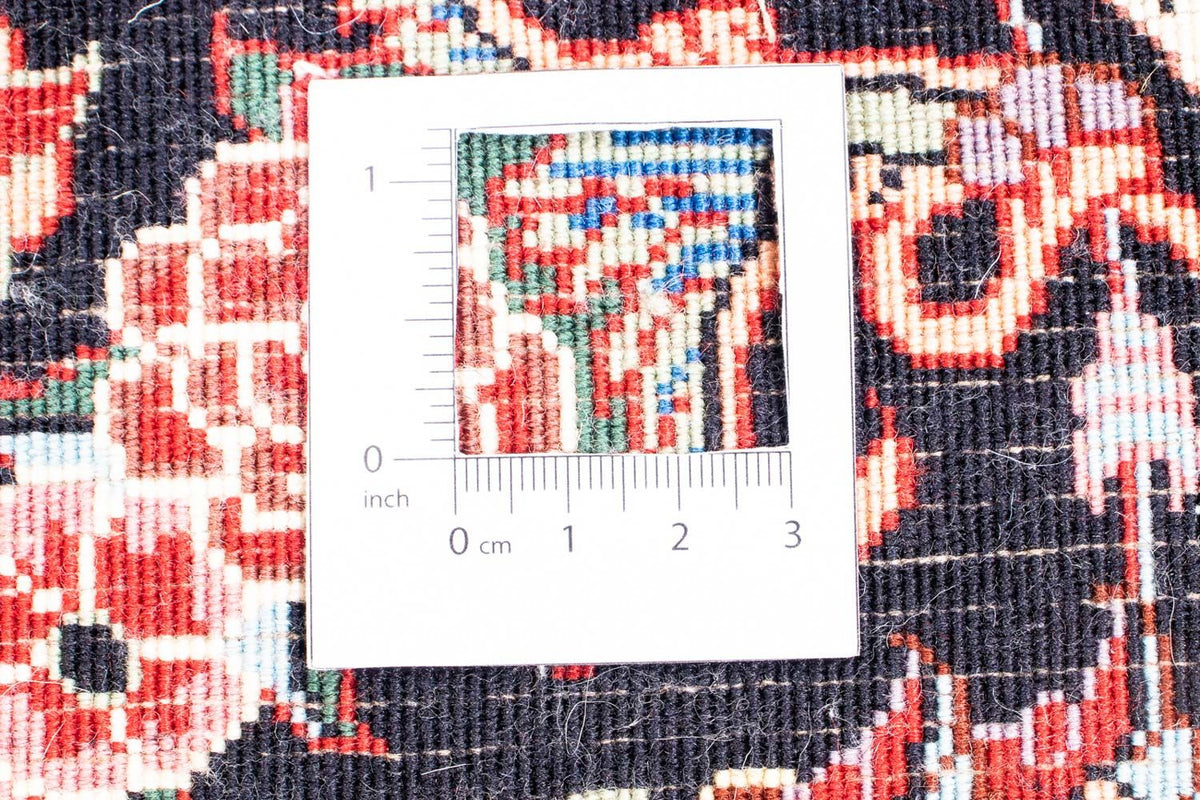 Perzisch tapijt - Bijar rond  - 250 x 250 cm - donkerrood