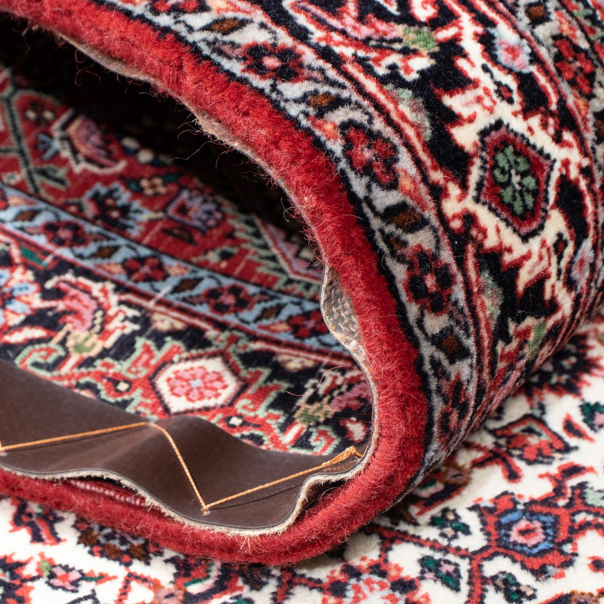 Loper Perzisch tapijt - Bijar - 202 x 74 cm - rood