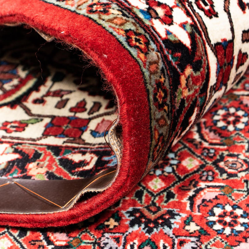 Perzisch tapijt - Bijar - 398 x 299 cm - donkerrood