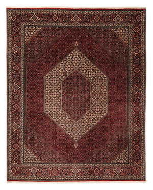 Perzisch tapijt - Bijar - 238 x 196 cm - donkerrood