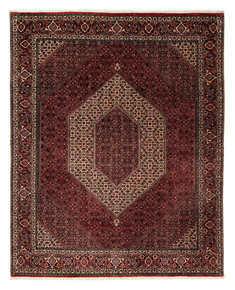 Perzisch tapijt - Bijar - 238 x 196 cm - donkerrood