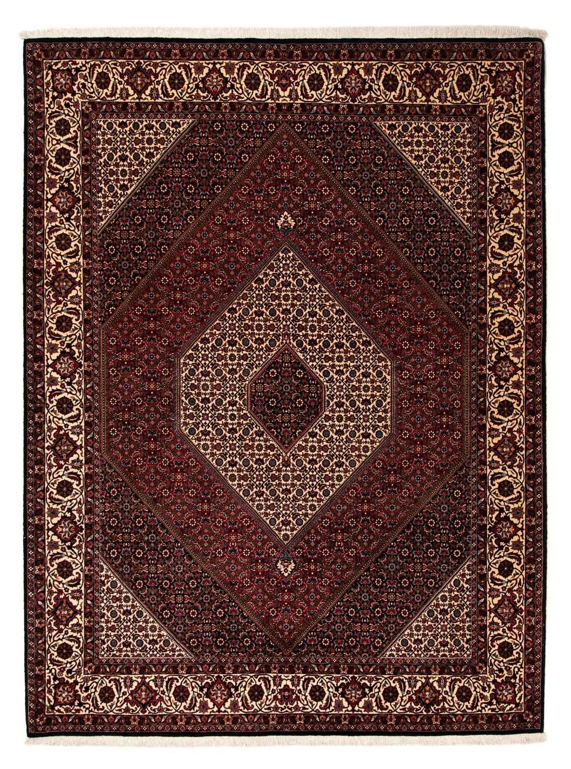 Perzisch tapijt - Bijar - 263 x 204 cm - donkerrood