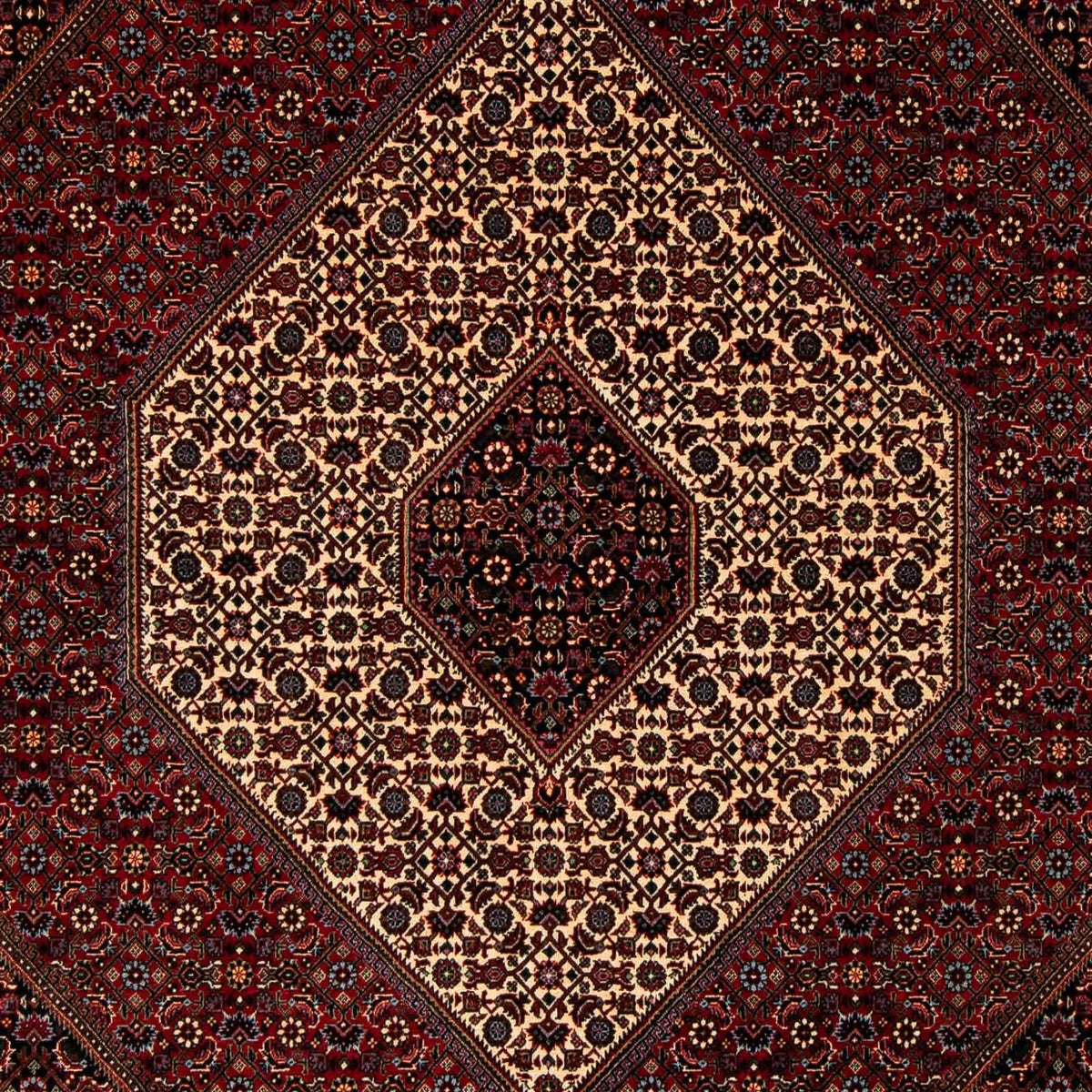 Perzisch tapijt - Bijar - 263 x 204 cm - donkerrood