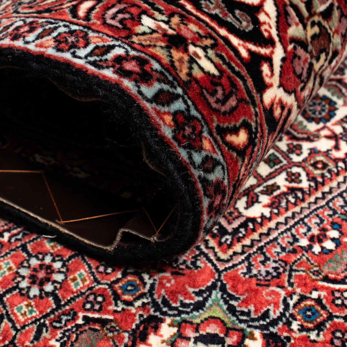 Perzisch tapijt - Bijar - 249 x 200 cm - donkerrood