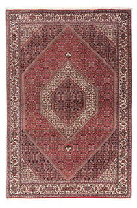 Perzisch tapijt - Bijar - 254 x 171 cm - donkerrood
