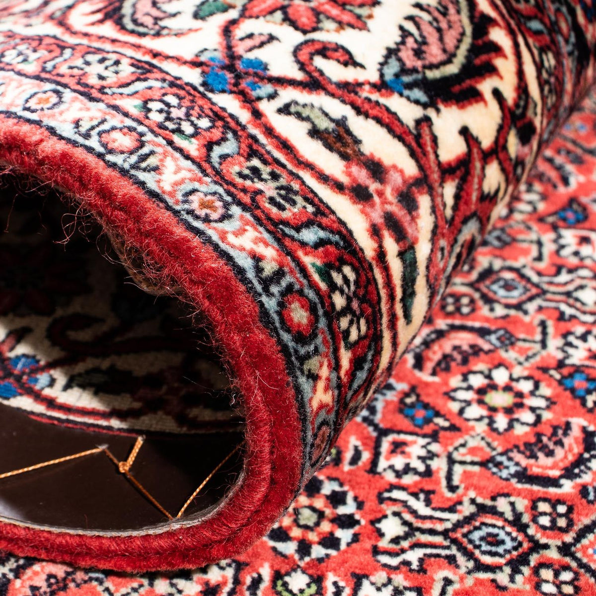 Perzisch tapijt - Bijar - 254 x 171 cm - donkerrood