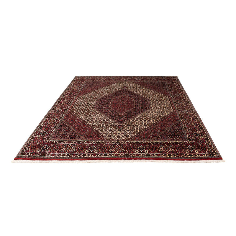 Perzisch tapijt - Bijar - 245 x 202 cm - donkerrood