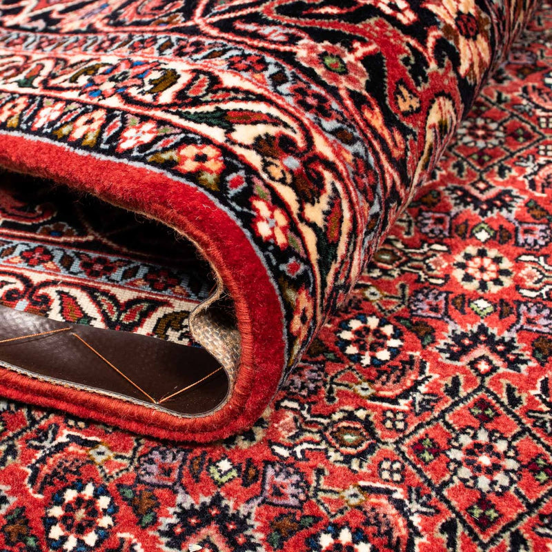 Perzisch tapijt - Bijar - 256 x 202 cm - donkerrood