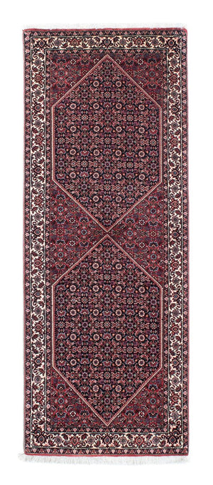 Loper Perzisch tapijt - Bijar - 190 x 73 cm - donkerblauw