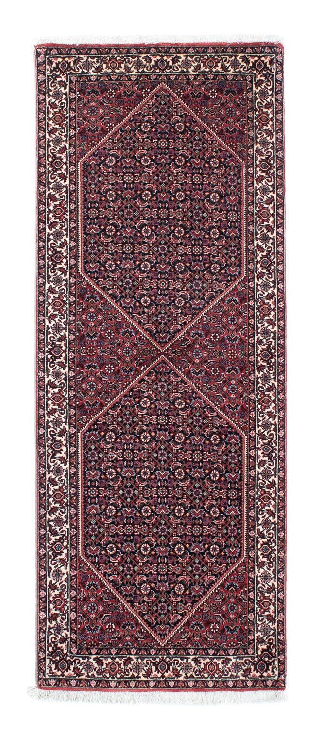 Loper Perzisch tapijt - Bijar - 190 x 73 cm - donkerblauw