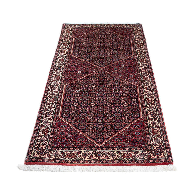 Loper Perzisch tapijt - Bijar - 190 x 73 cm - donkerblauw